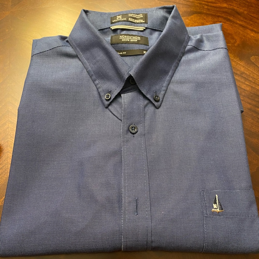 Nordstrom Smartcare™ Wrinkle Free Short Sleeve